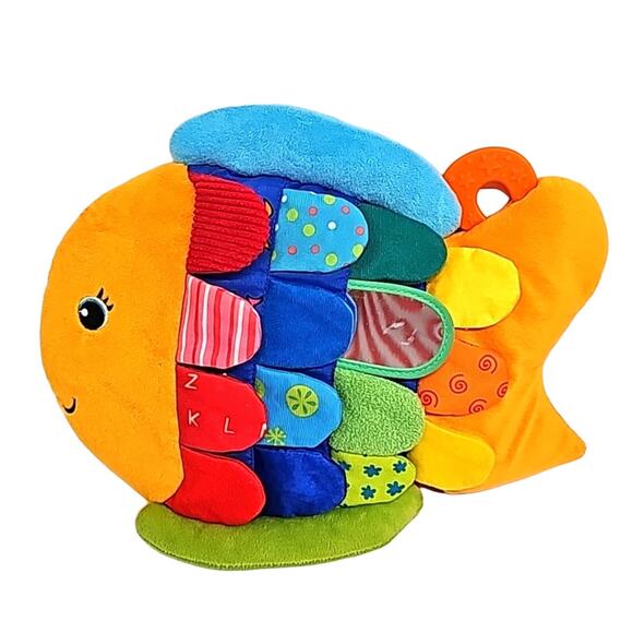 Melissa & Doug K's Kids Flip Fish Baby Toy Chew Flip Fins to get Sea Creatures - Picture 1 of 11